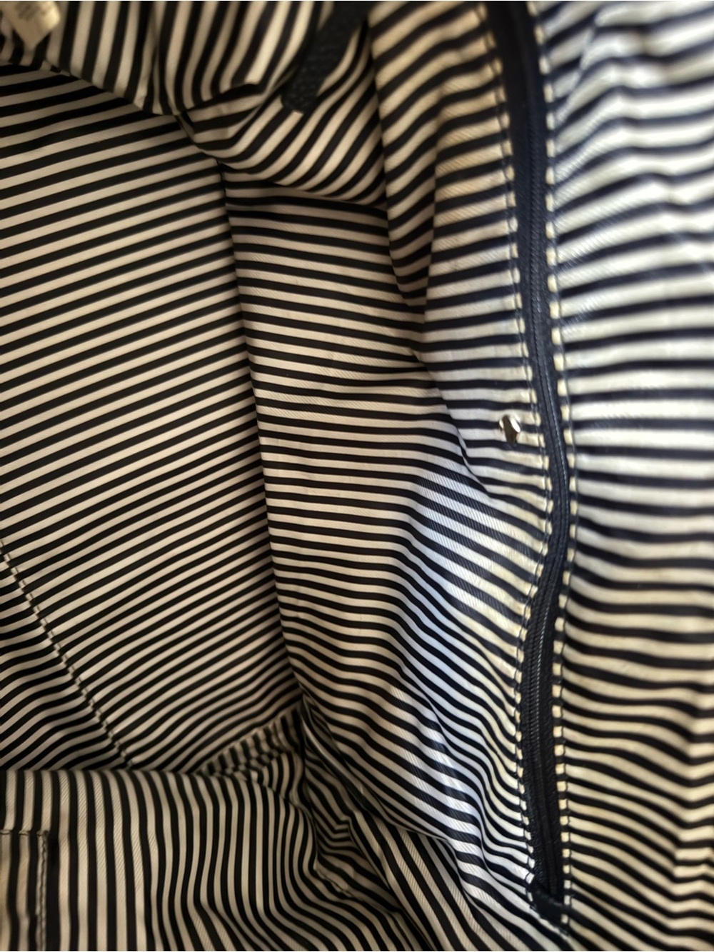 kate spade Black Pebbled Leather Shoulder Tote with Tassel - Picture 6 of 9